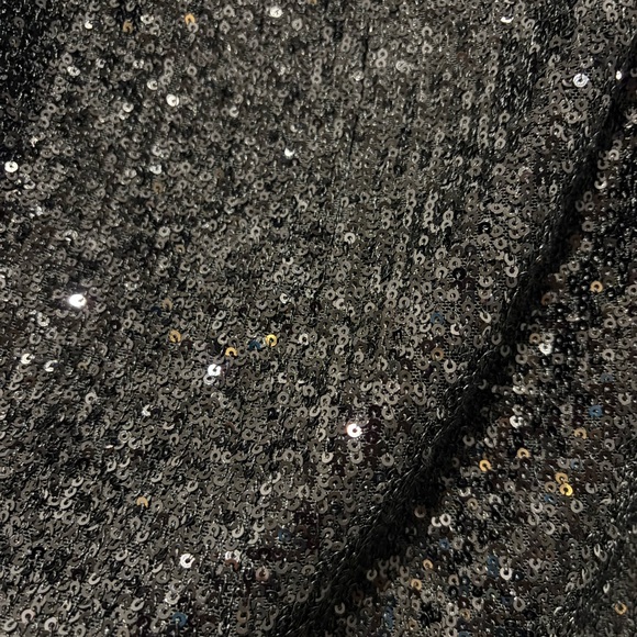 NWT Ramy Brook Black Sequin Halter Dress - Picture 6 of 7